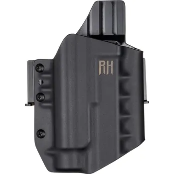 Příslušenství pro sportovní střelbu RH Holsters FROGY - Glock 19/23/32 - Glock 19X/45 + Streamlight TLR-1 - vnější kydexové pouzdro - poloviční sweatguard - černá Pouzdro je pro: Pravák