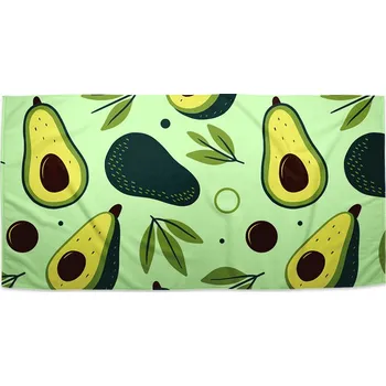 Sablio Ručník Kreslené avokádo - 30x50 cm