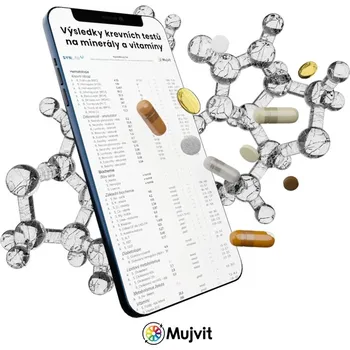 Diagnostický test Mujvit Krevní testy na Vitamíny a minerály + hormony, štítná žláza, CRP - balíček