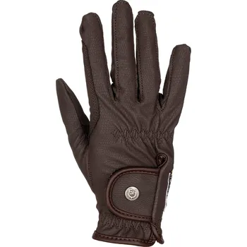 Jezdecké rukavice EQUESTRO Rukavice jezdecké Soft Equestro, pro dospělé, mocha 6