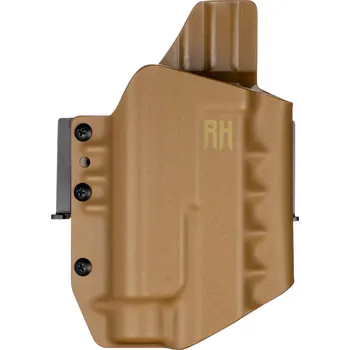Příslušenství pro sportovní střelbu RH Holsters FROGY - Glock 19/23/32 - Glock 19X/45 + Streamlight TLR-1 HL - vnější kydexové pouzdro - poloviční sweatguard - coyote hnědá Pouzdro je pro: Pravák