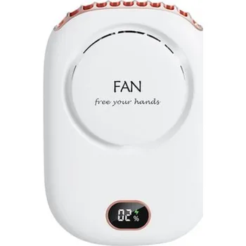 Domácí ventilátor Multifunkční ventilátor na krk bílý