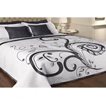 DekorTextil Přehoz DOMINIC - černostříbrný ROZMĚR: (š/d) 140 x 220 cm