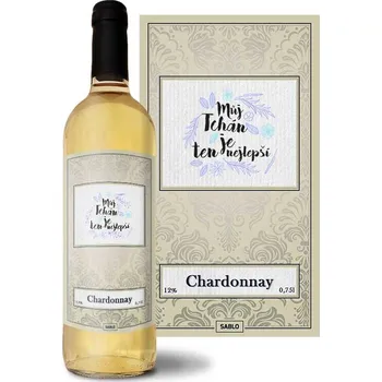 Víno Sablio Bílé víno Můj tchán je ten nejlepší: 0,75 l