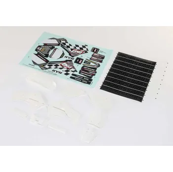 RC vybavení 1:4 Losi Promoto-MX Motorcycle: Kapotáž plastová, bílá, samolepky