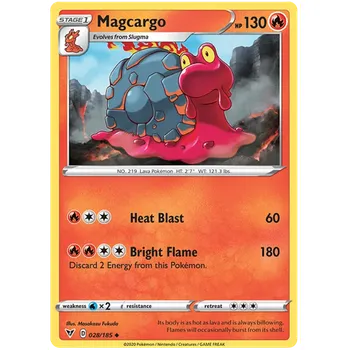 Sběratelská karetní hra Pokémon TCG Magcargo 028/185