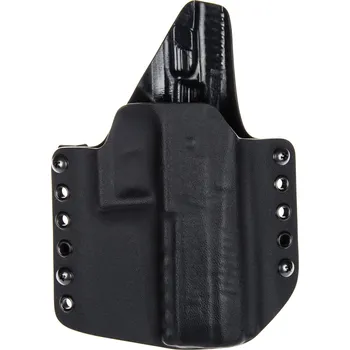 Příslušenství pro sportovní střelbu RH Holsters OWB - CZ P-09 - vnější kydexové pouzdro - plný sweatguard - černá Pouzdro je pro: Levák
