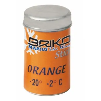 Lyžařský vosk MAPLUS STICK S60 Orange, +2°C až -20°C, 45 g, stoupací vosk