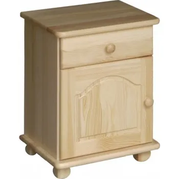 Noční stolek KLASA-NÁBYTEK.cz Noční stolek WELLA - borovice ROZMĚR: (š x v x hl.): 42 x 55 x 35 cm - LEVÝ