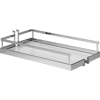 Nábytkové kování KES 260137 Dispensa, koš, Arena Style, 450mm, bílá/chrom (KES 260137 Dispensa, koš, Arena Style, 450mm, bílá/chrom)