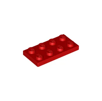 Stavebnice LEGO 3020 Red Plate 2 x 4 (Červená deska 2 x 4)