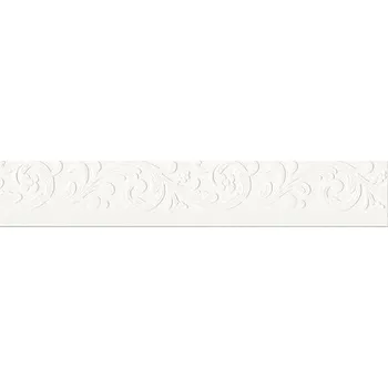 Samolepící dekorace Bordura na zeď 6396-15 Only Borders 9 květinový úponek bílá 5 m x 13 cm