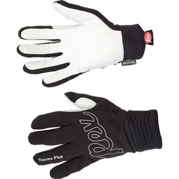 Rukavice REX RACING THERMO PLUS, black/white, teplé závodní rukavice na běžky Velikost rukavic: 12
