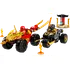 Stavebnice LEGO LEGO Ninjago 71789 Kai a Ras v duelu auta s motorkou
