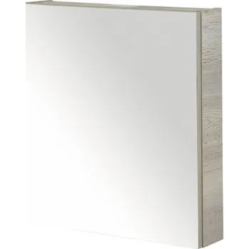 Koupelnový nábytek Zrcadlová skříňka bez osvětlení Sanox 60 x 13 x 65 cm dub přírodní 1 dvířka