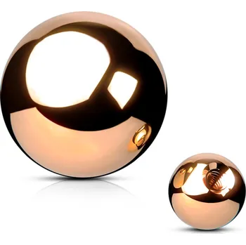 Piercing Šperky4U Ocelová náhradní kulička, závit 1,6 mm - ND027RD-1605