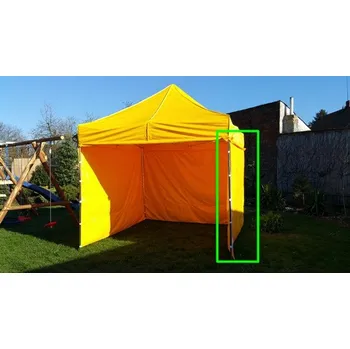 Krycí plachta Boční plachta Profi Steel šíře 9 m - Žlutá