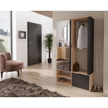 Předsíňová stěna Casarredo Minas dub artisan/černá