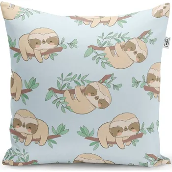 Polštář Sablio Polštář Lenochodi na větvi - 40x40 cm