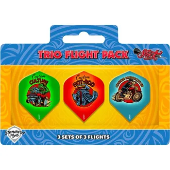 Příslušenství pro šipky Shot Sada letek Value Range Trio Flight Pack - No6