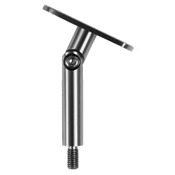 Zábradlí Držák madla s kloubem, plochý, závit M8, broušená AISI 304