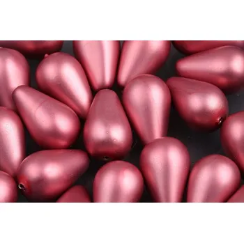 Korálek Vosk. hruška č. 8A (17x10mm)