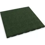 Zelená gumová dlažba (V25/R15) FLOMA SportFlo S800 - 50 x 50 x 2,5 cm