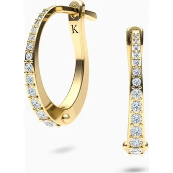 Náušnice Korbička Šperky Náušnice 026 - Zirkony -bílé zlato/žluté zlato/červené zlato