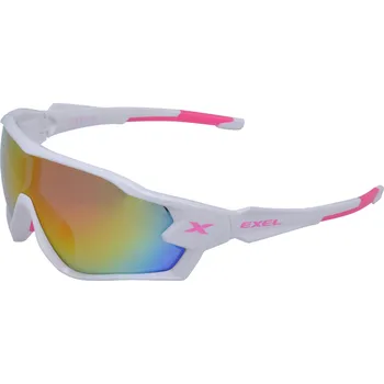 Sluneční brýle EXEL Feather Pro White/Pink, sportovní brýle