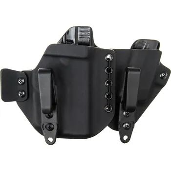 Příslušenství pro sportovní střelbu RH Holsters AIWB - Glock 43 + Streamlight TLR-6 + zásobník - appendix vnitřní kydexové pouzdro - poloviční/plný sweatguard - ns - černá Pouzdro je pro: Pravák