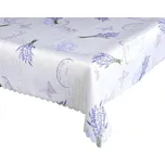 DekorTextil Ubrus s nešpinivou úpravou Levandule - modrá ROZMĚR: pr. 155 cm - kruh