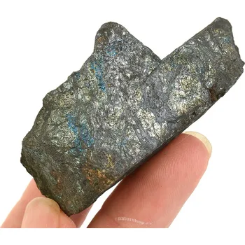 Přírodní kámen Chalkosin surový z Namibie 131g