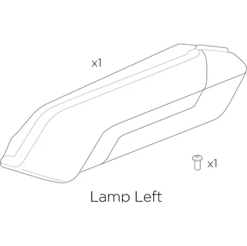 Příslušenství ke střešnímu nosiči Lamp Left Thule 55004