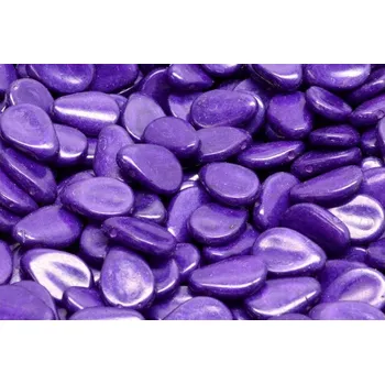 Korálek Lístek sasanky 11x16mm č. 91 (11x16mm)