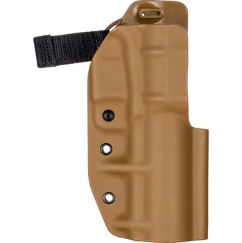 Příslušenství pro sportovní střelbu RH Holsters TAC - Glock 17/19 - Glock 19X/45 + TLUMIČ - taktické kydexové pouzdro - coyote hnědá Pouzdro je pro: Pravák