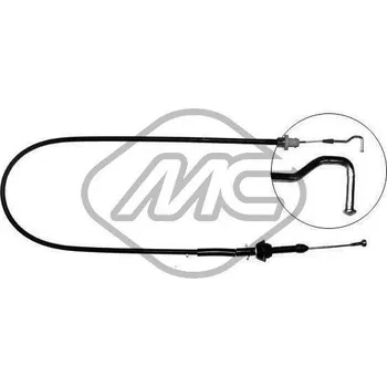 Lanko parkovací brzdy Lanko plynu, , 171721555T, SE171721555T, SE171721557, Metalcaucho, 83792