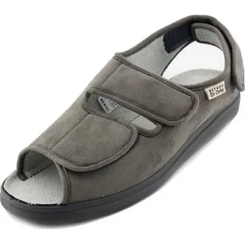Pánské sandále Ortopedická nadměrná obuv BEFADO BO676 šedá (nastavitelné sandále - nadměrná velikost)