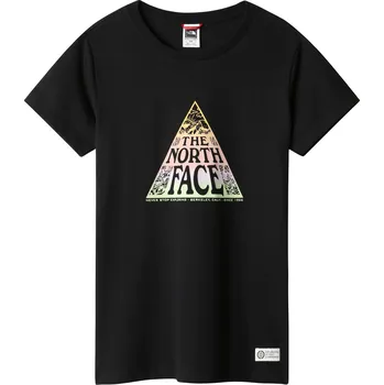 Dámské tričko Dámské Tričko THE NORTH FACE W S/S REGRIND TEE NF0A7X2PJK31 – Černá L
