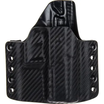 Příslušenství pro sportovní střelbu RH Holsters OWB - CZ P-07 - vnější kydexové pouzdro - poloviční sweatguard - carbon/černá Pouzdro je pro: Levák