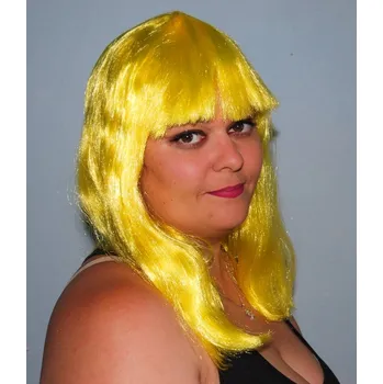 Karnevalová paruka Paruka - Lola - žlutá