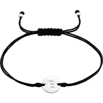 Náramek Olivie Provázkový náramek PÍSMENO E 7567 Ag 925; ≤0,8 g.