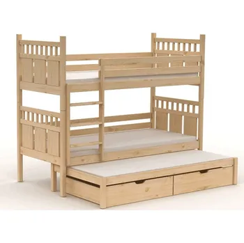 Postel BRADOP Poschoďová trojpostel VAŠÍK B902 ROZMĚR: 80 x 200 cm