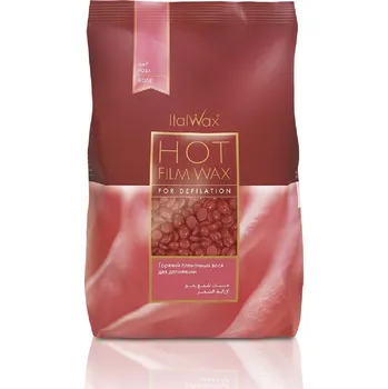 Italwax Depilační vosk samostržný - voskové granule FilmWax Rose Hmotnost: 500 g
