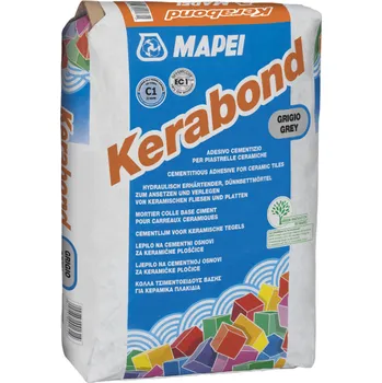 MAPEI Cementové lepidlo na keramické obklady a dlažby s tloušťkou ložné vrstvy lepidla do 5 mm KERABOND ŠEDÝ MAP-002145A