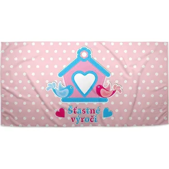 Sablio Ručník Šťastné výročí 2 - 30x50 cm
