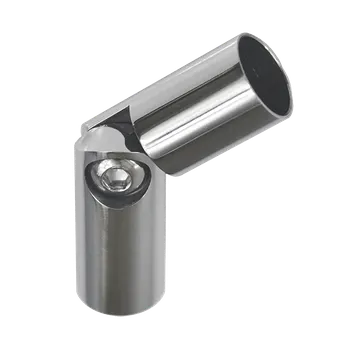 Zábradlí Spoj s kloubem ø 14 mm (0-100°), leštěná nerez AISI 304