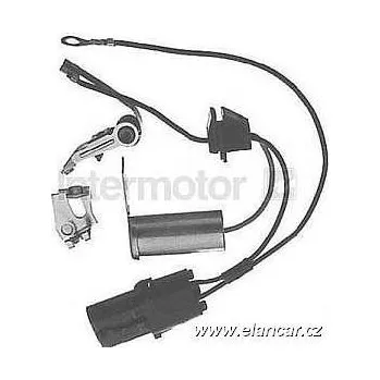 Auto elektroinstalace Kontakty rozdělovače s kondenzátorem IN 25010