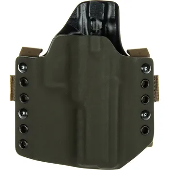 Příslušenství pro sportovní střelbu RH Holsters OWB - CZ 75 SP-01 Phantom - vnější kydexové pouzdro - poloviční sweatguard - olivová/černá Pouzdro je pro: Pravák
