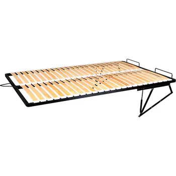 Postelový rošt LAHTI WKL140-05 MET, lamelový rošt výklopný, 140x200cm