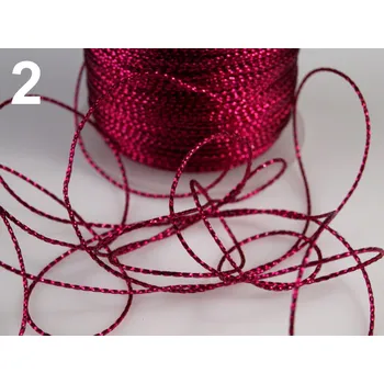Korálek Šňůra s lurexem č. 2 (0,8mm)